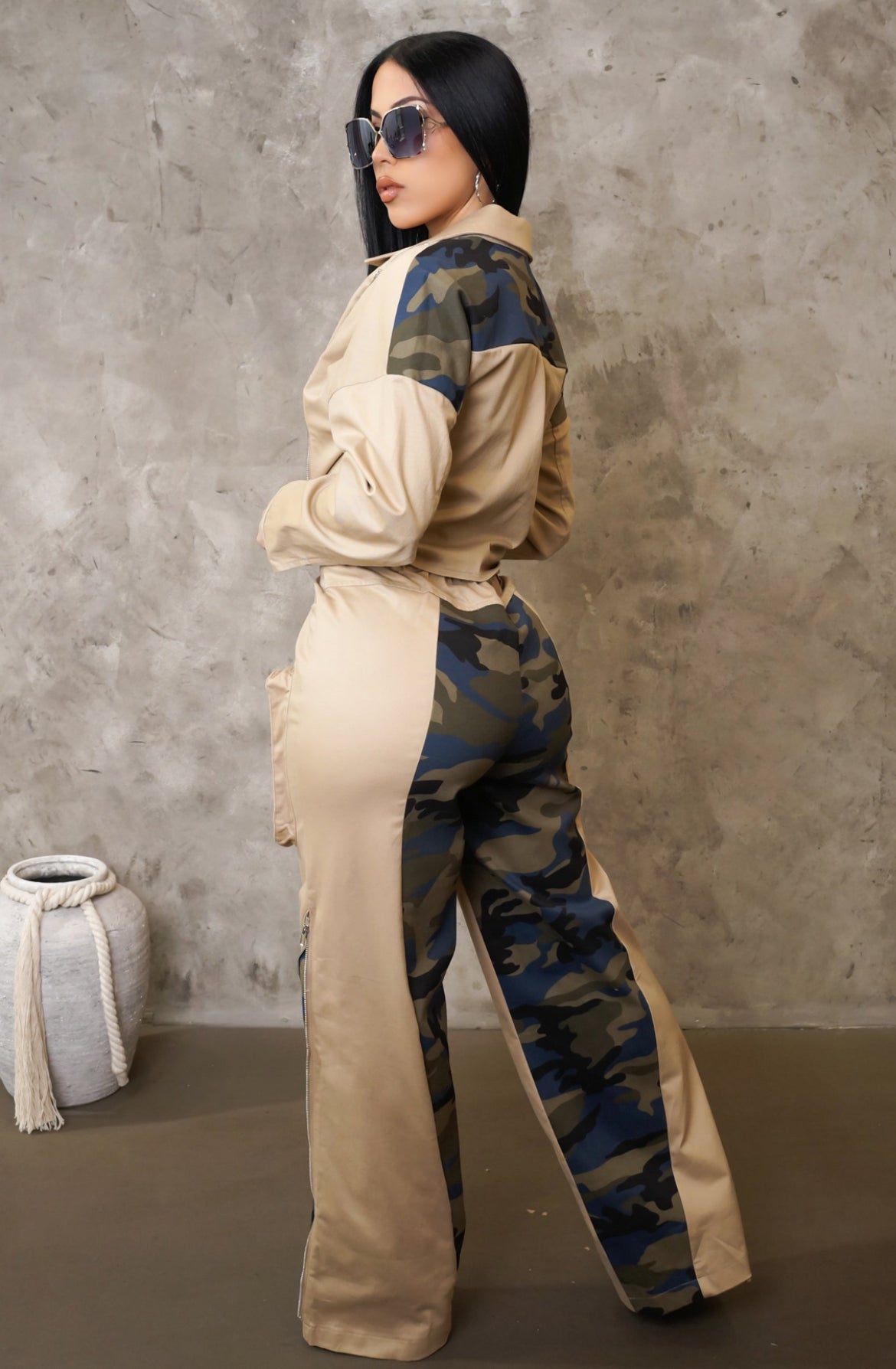 Ella 2Pc Camo Set