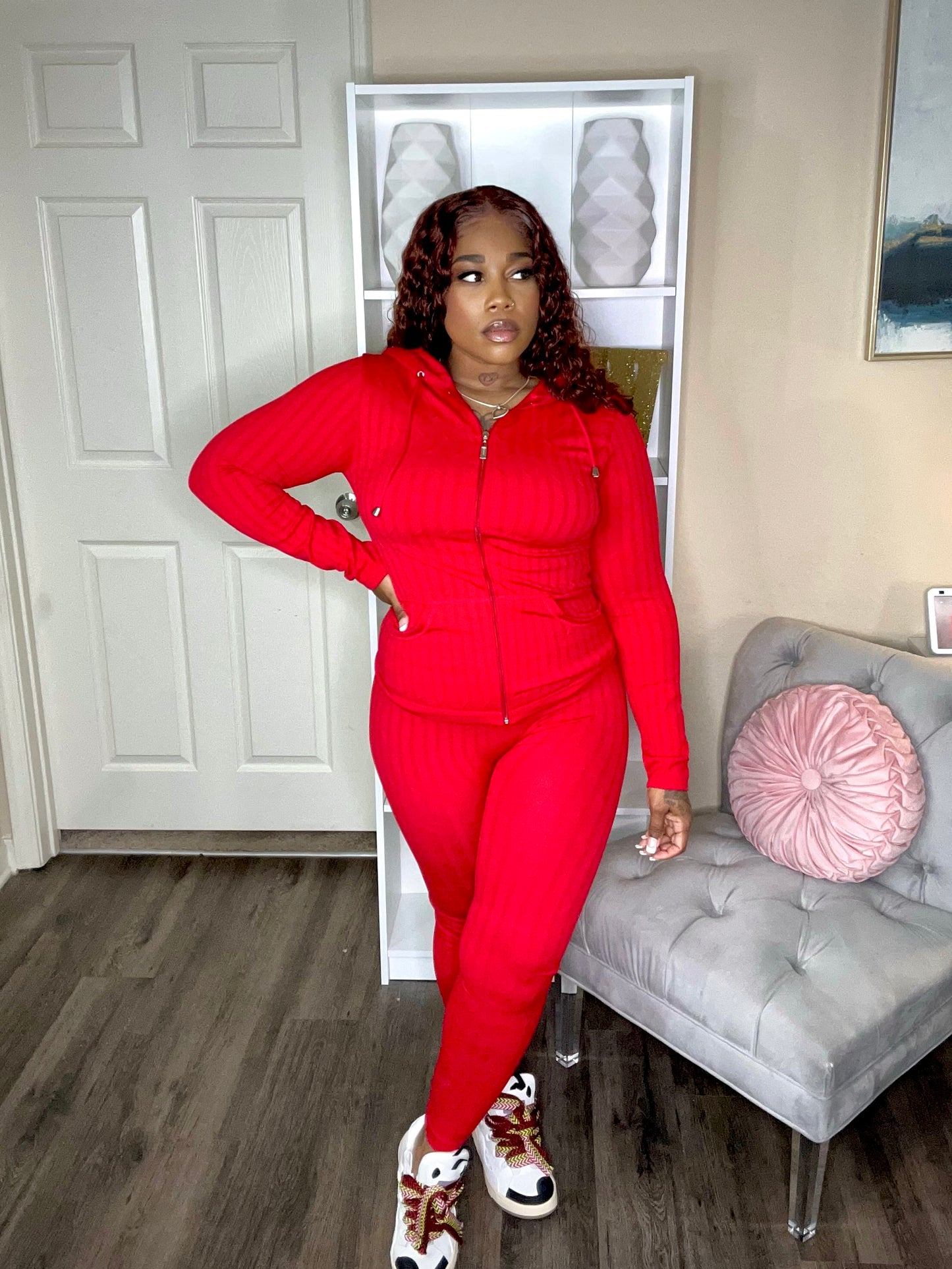 Knit High waist set