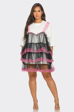 Ruffle T-Shirt Dress