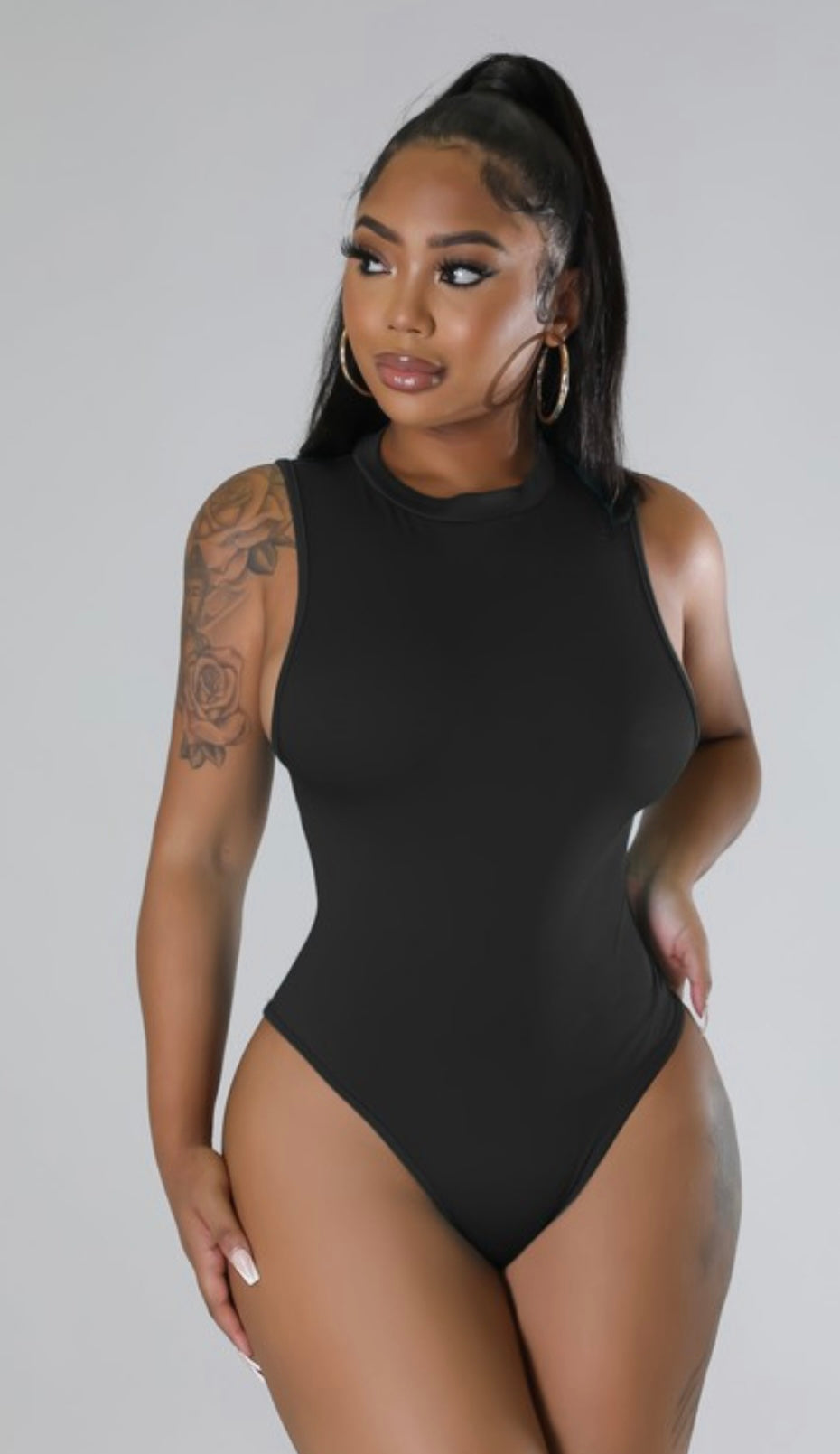 Sleeveless Bodysuit (black)