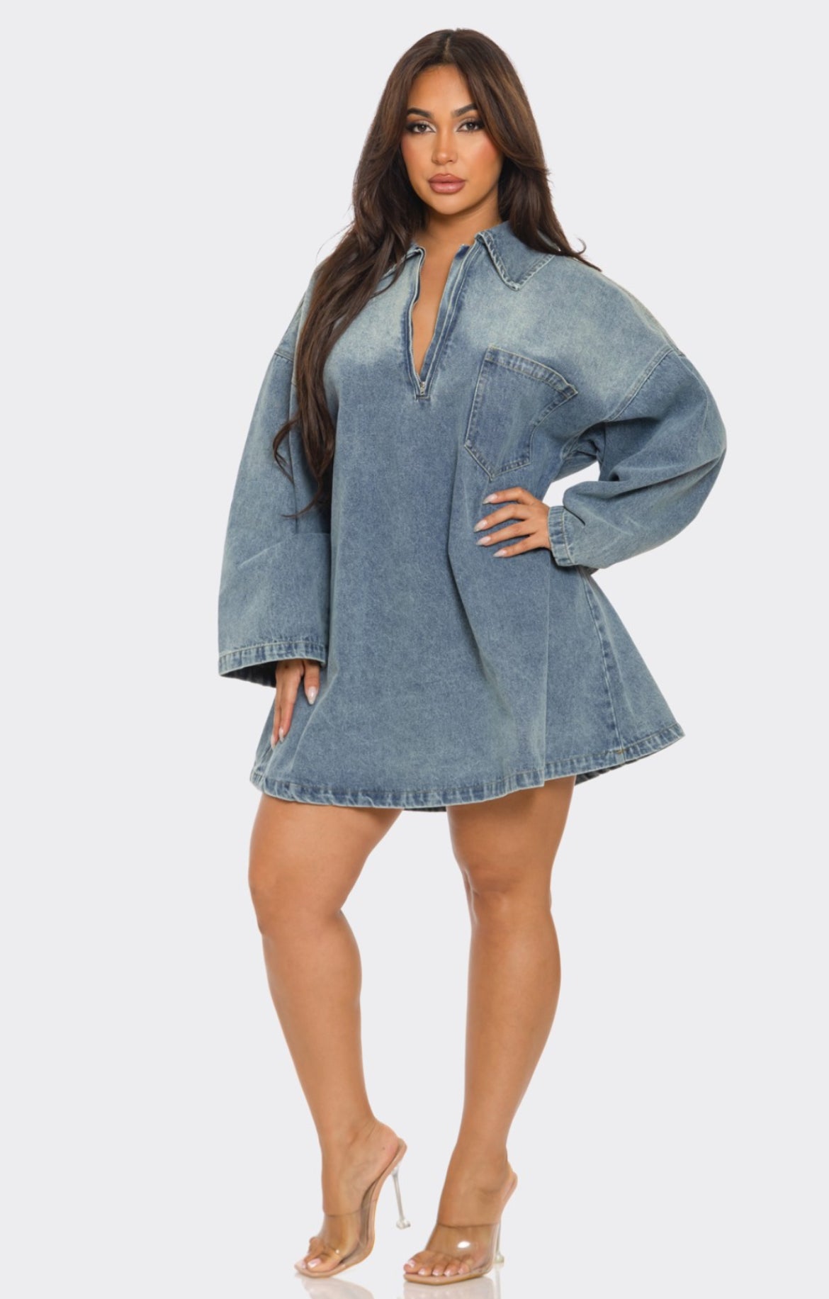 Angela Denim Dress