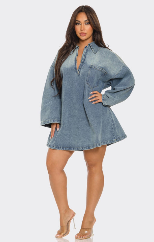Angela Denim Dress