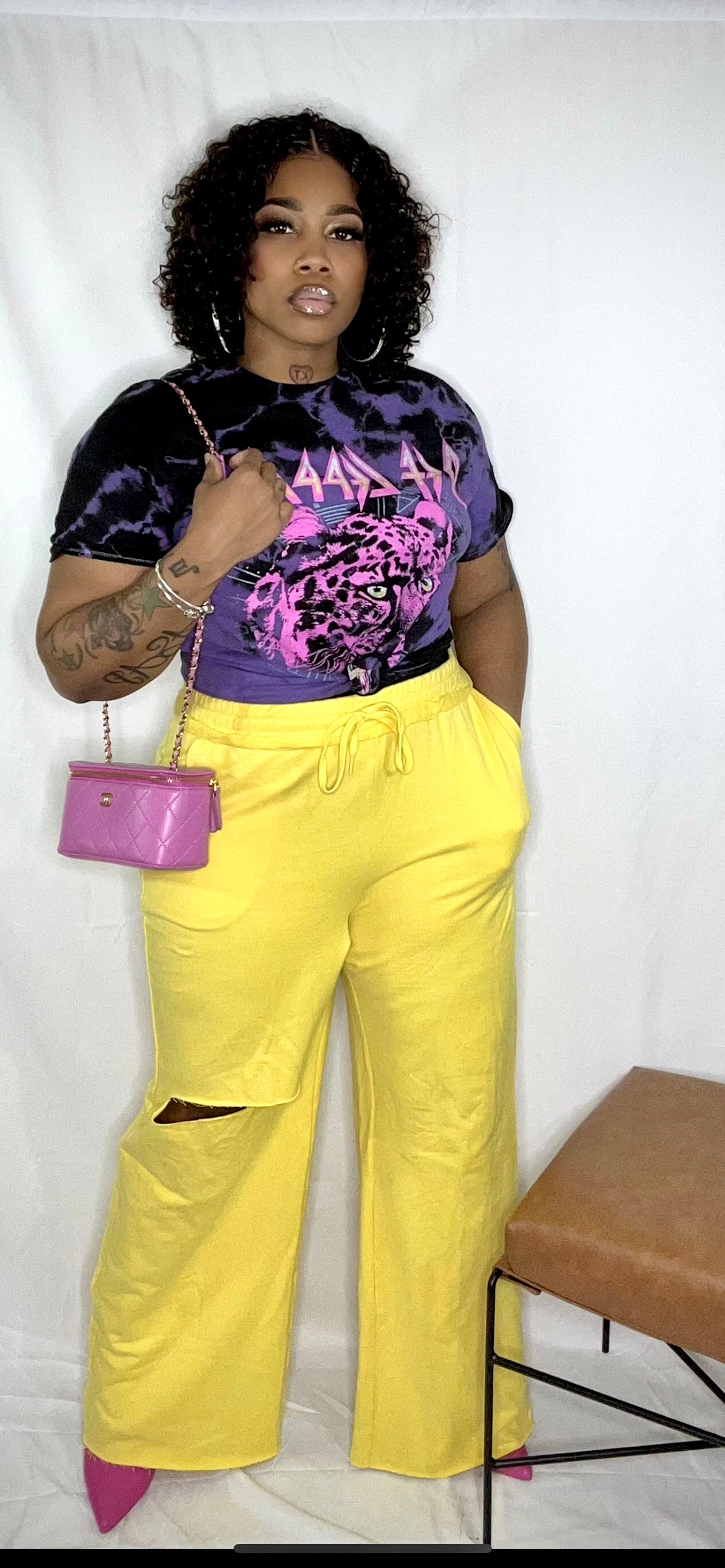 French Terry Cut Pants