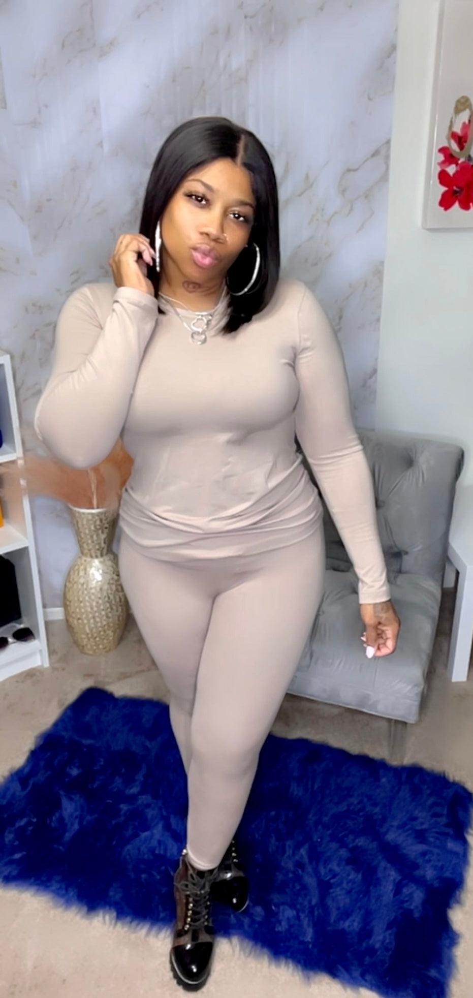 Long Sleeve Lounge Set