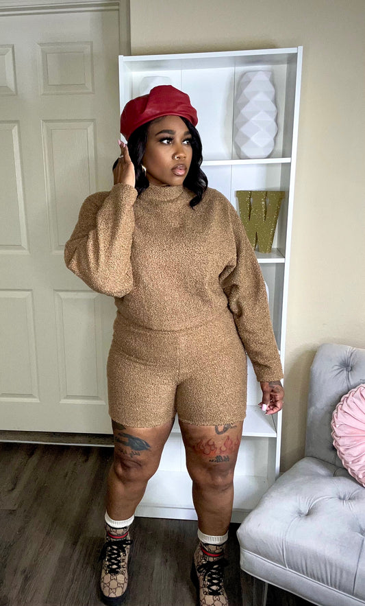 Mocha Teddy Set