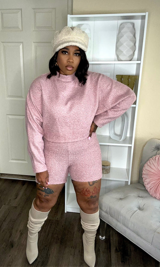 Blush Teddy Set