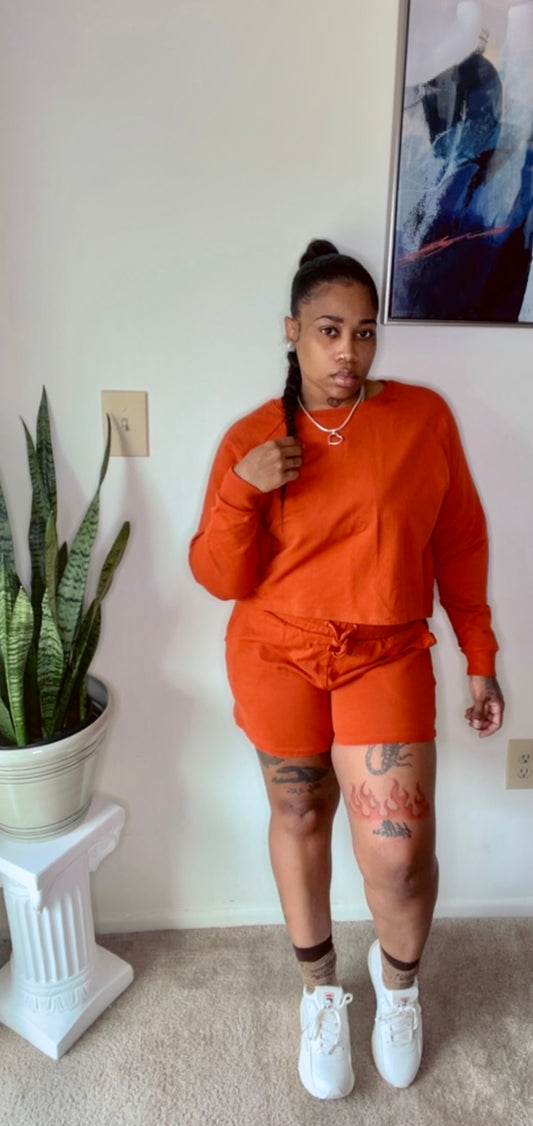 Long Sleeve Short Set