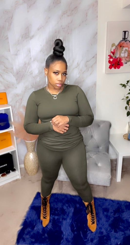 Long Sleeve Lounge Set